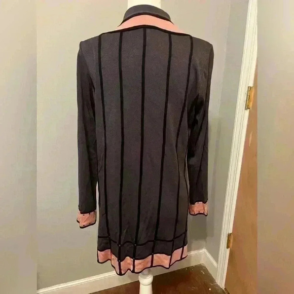 Ming Wang Long Sleeve Tunic Cardigan w/ jewels Size Small - Picture 8 of 8